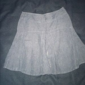 Athleta Linen Skort with Denim Look